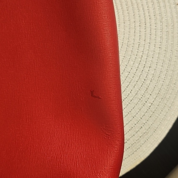 Fendi Monster Eyes Tote – Red Saffiano Leather With Fendi Charm - Picture 16 of 16